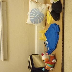 Tucker Tate Blue Swimsuit  size 14 and the Length is 17 and the width is 13